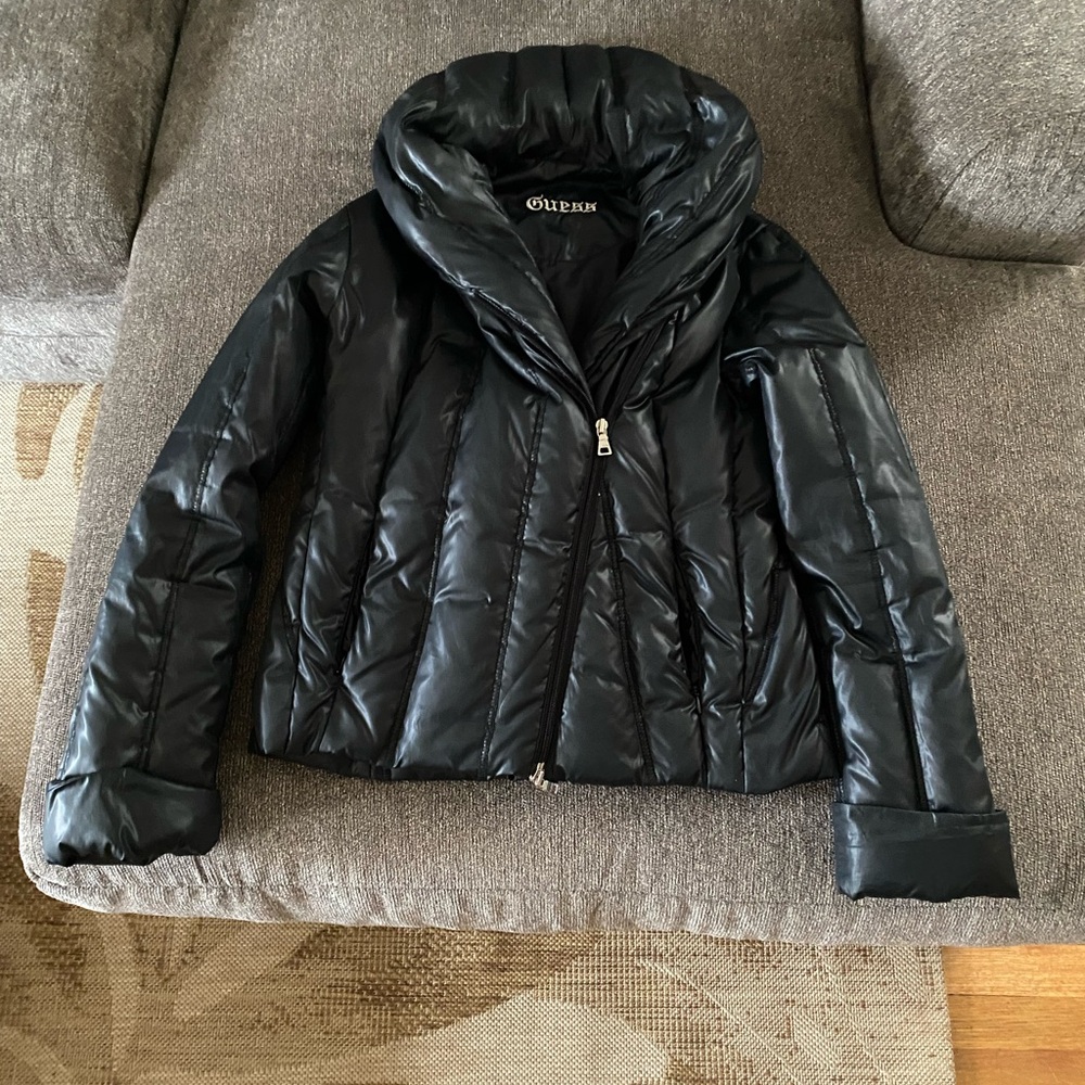 Guess Black Quilted Jacket